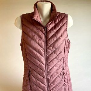 New 32 Degrees Pink Nylon Light Weight Puffer Vest size S